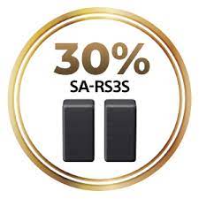 Giảm trực tiếp 30% dành cho SA-RS3S khi mua cùng HT-A7000, HT-A5000 hoặc HT-A3000