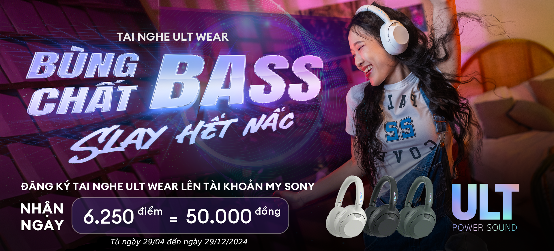 MUA TAI NGHE ULT WEAR, SLAY VỚI QUÀ TẶNG CỰC CHẤT