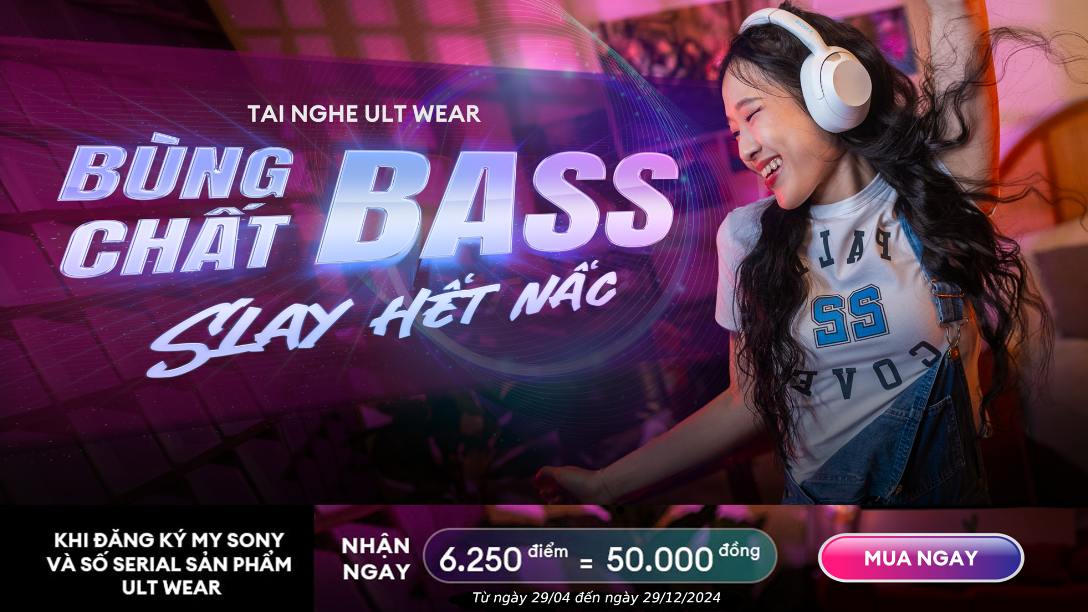 Tai nghe ULT WEAR -  Bùng chất bass, Slay hết nấc