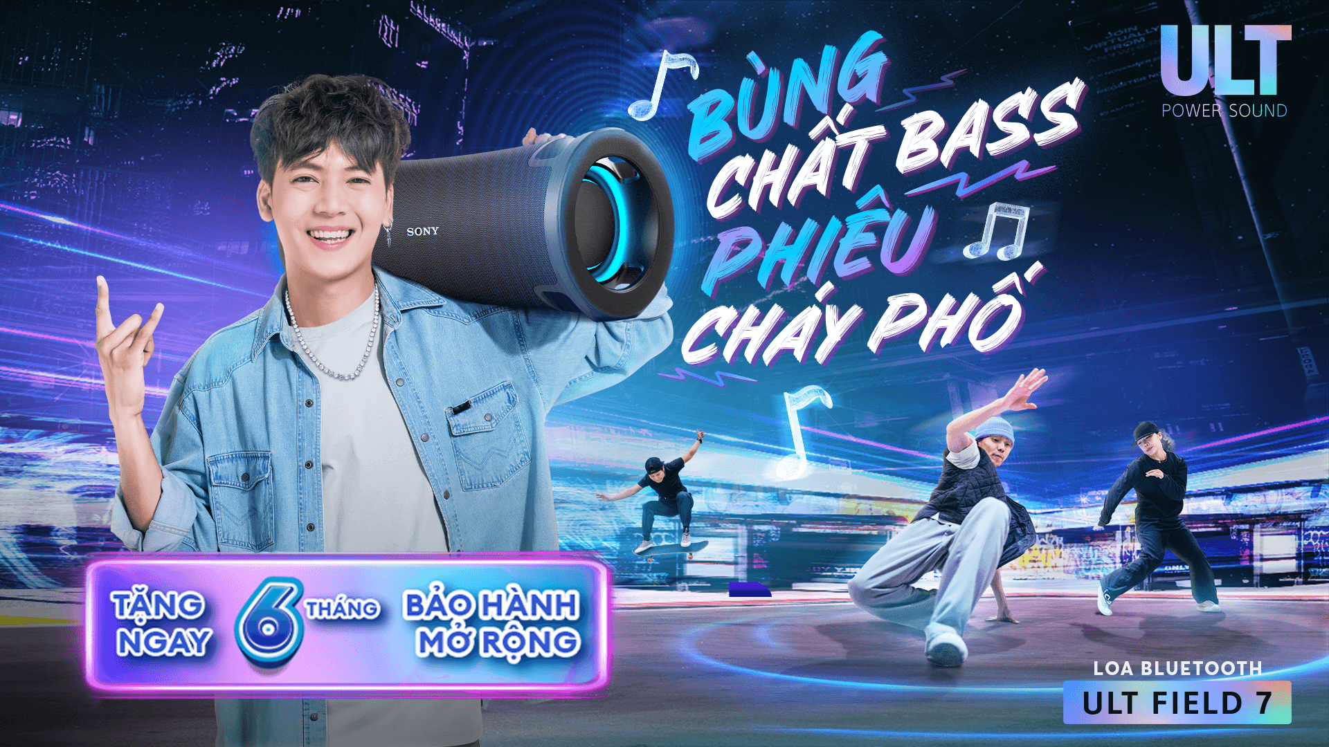 LOA BLUETOOTH ULT FIELD 7 - Bùng chất BASS, PHIÊU cháy phố