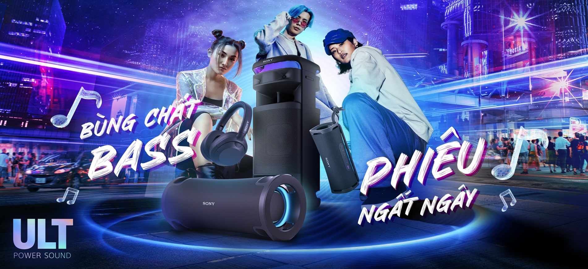 BÙNG CHẤT BASS, PHIÊU NGẤT NGÂY CÙNG BỘ SƯU TẬP LOA ULT POWER SOUND SIÊU CHẤT TỪ SONY