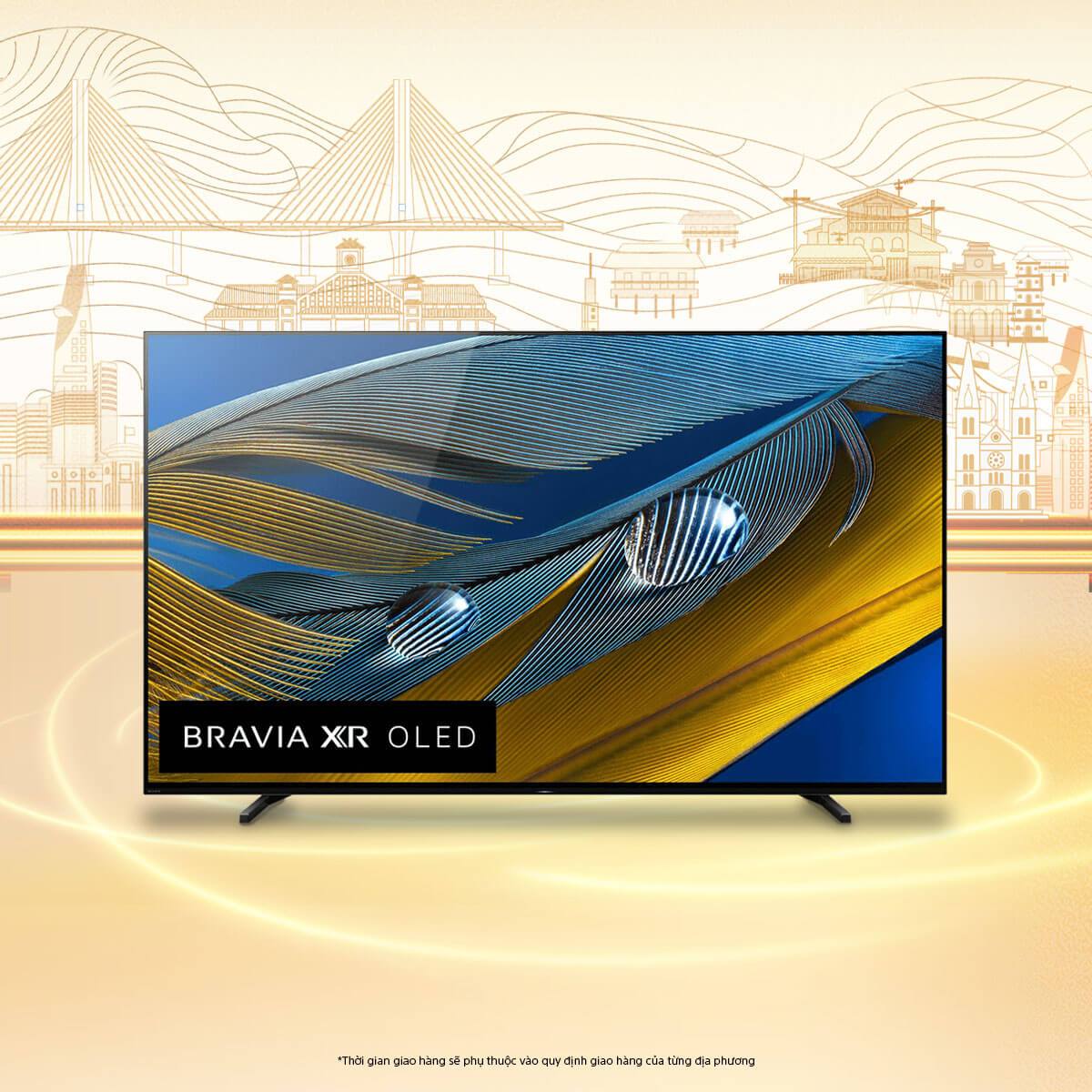 55A80J | BRAVIA XR | OLED | 4K Ultra HD | Dải tần nhạy sáng cao (HDR) | Smart TV (Google TV)
