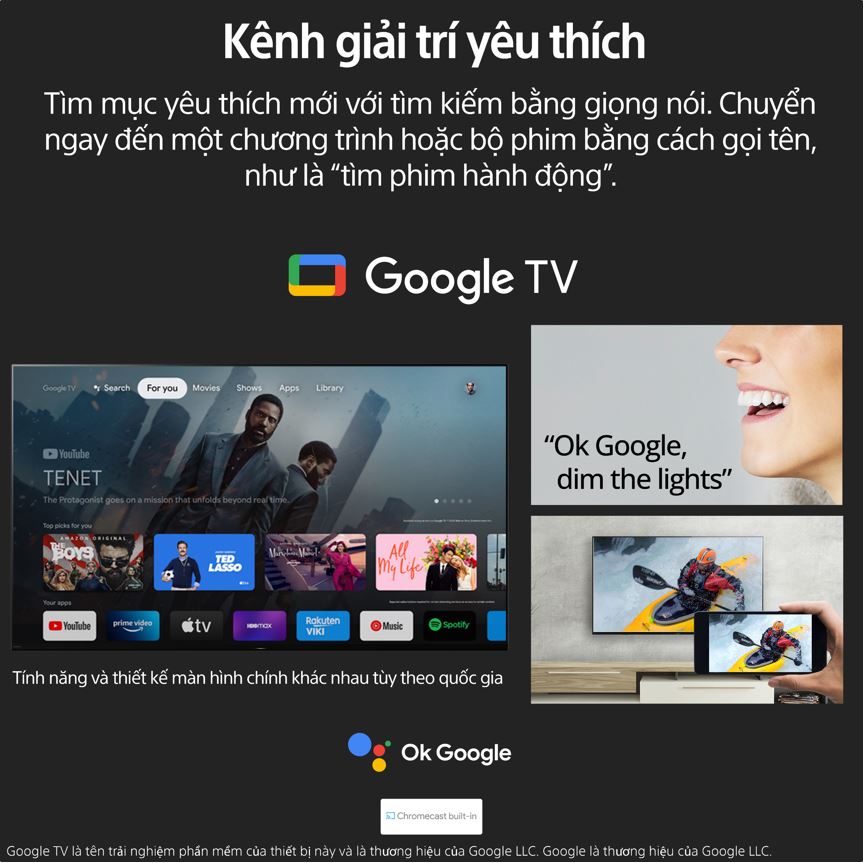 Tivi Sony Google TV BRAVIA XR-65A80K | Smart TV_6