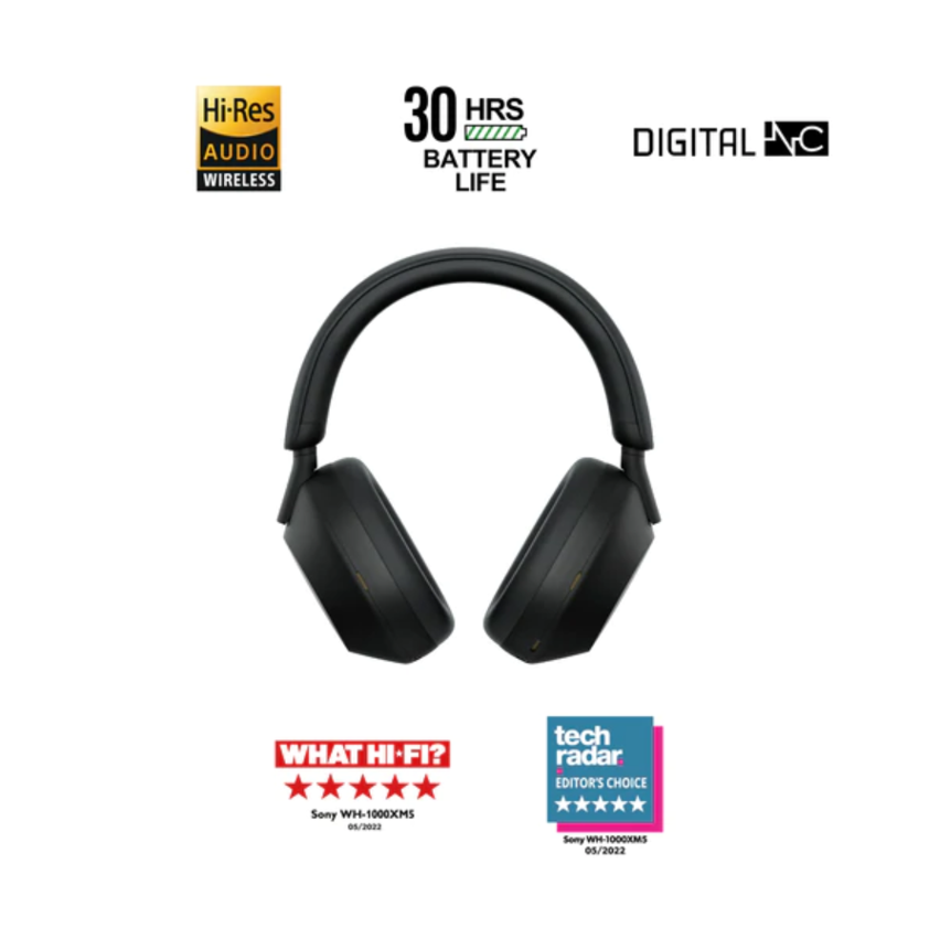 WH-1000XM5 | Đỉnh cao tai nghe chống ồn thế hệ mới (*Giá khuyến mại chỉ áp dụng tại Sony Store Đồng Khởi và Hệ thống Sony Center)