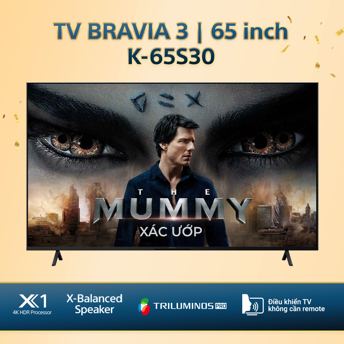 Bravia 3 | Tivi Sony Bravia Google TV K-65S30
