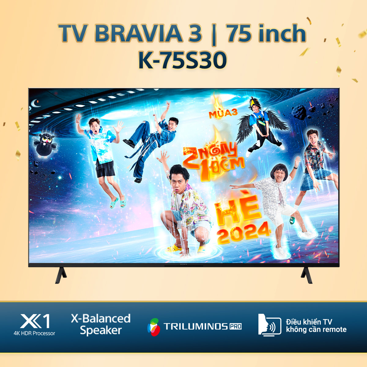 Bravia 7 | Tivi Sony Bravia Google TV K-65XR70