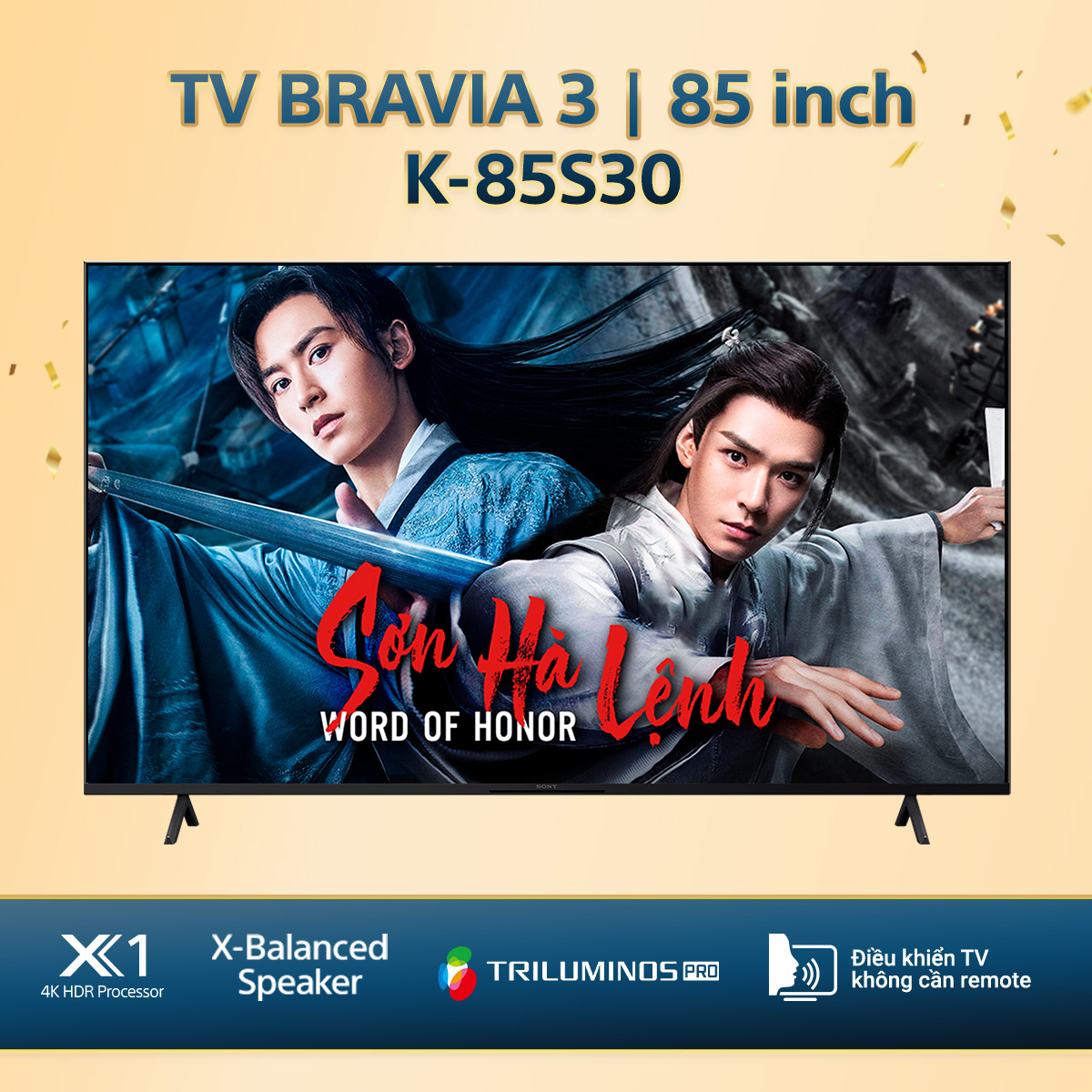 Bravia 3 | Tivi Sony Bravia Google TV K-85S30