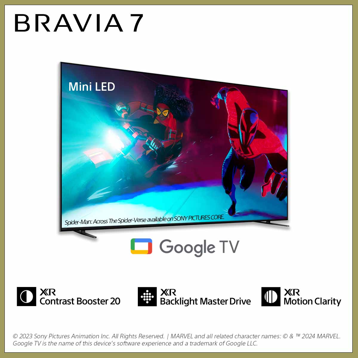 Bravia 7 | Tivi Sony Bravia Google TV K-75XR70
