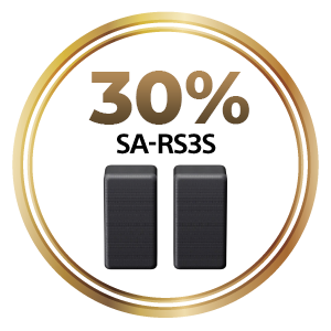 Giảm trực tiếp 30% dành cho SA-RS3S khi mua cùng