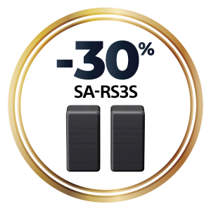 Giảm trực tiếp 30% dành cho loa vệ tinh SA-SR3S khi mua cùng