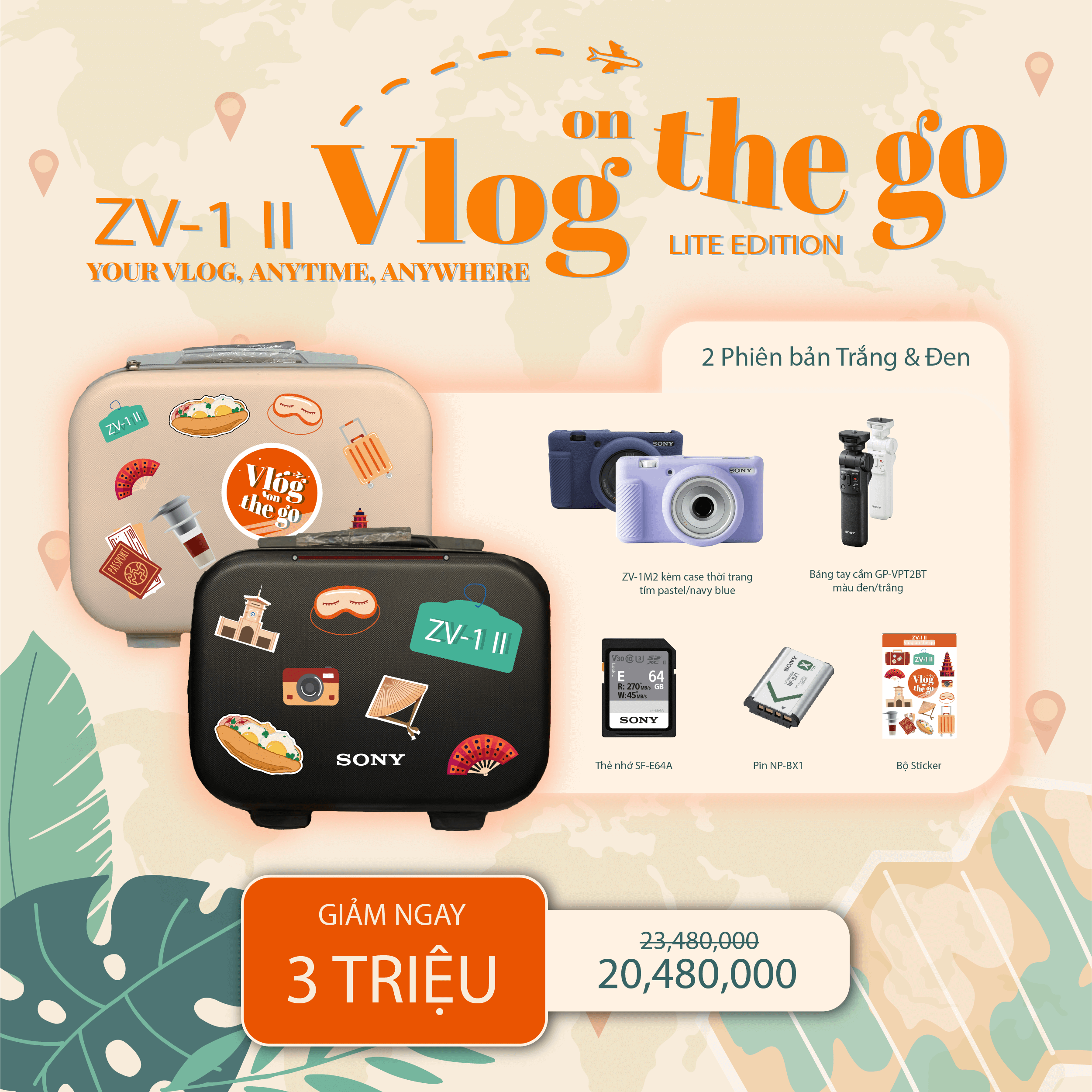 ZV-1 II VLO LITE | Bộ sản phẩm Vlog on The Go
