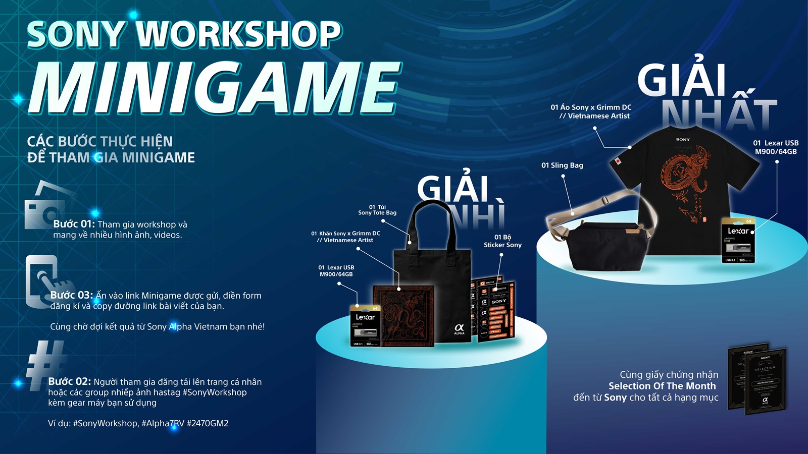 Minigame Workshop Sony Alpha Vietnam
